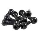 10 pcs. Black TR412 Rubber Valve Tire Valve Tire valve cap for ATV car moto E9S7