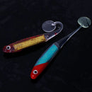 10 Pcs Fishing Bait Soft Artificial Lure Silicone T Tail Rainbow Tackle 10cm 5g