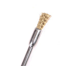 5X/set 3mm*5mm Shank Polishing Brass Wire Wheel Brushes Rotary Cleaning Tool BX