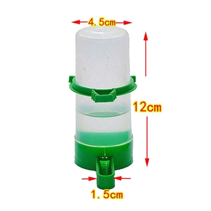 4Pcs Pet Bird Tube Feeder Drinker Aviary Budgie Cockatiel Lovebirds Waterer Best