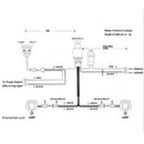 Universal Relay Wiring Harness Kit ON/OFF Switch For Work Lights