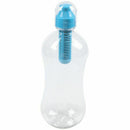 550ML Outdoor Water Bobble Hydration Filter Bottle Filtered Drinking, Blue Q1Z6