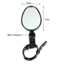 2pcs Bike Bicycle Cycling Rear View Mirror Handlebar Flexible Safety Rearview