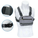 Oxford Sports Molle Chest Bag Pens Utility Pouch Adjustable Gym Camping Backpack