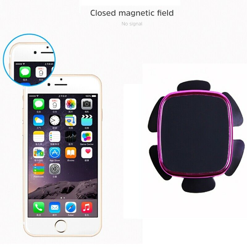 Universal 6 x 6 Cm Auto Car Steering Wheel Mobile Phone Holder Intelligent  Q6U7