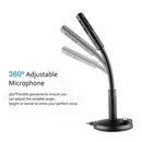 USB Mini Desktop Speech Microphone Stand for PC Laptop Computer Notebook bs