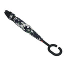 Chrysanthemum Folding Reverse Umbrella Double Layer Inverted Windproof Rain