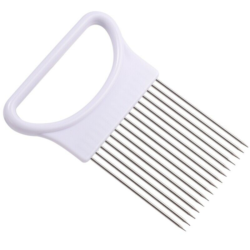 1 x Onion Tomato Vegetable Cutter Cutting Aid Guide Holder Cutting Cutter G