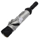 Portable Creative Fashion Three Folding Wine Bottle Sun-rain Umbrella(Black Q8Y1