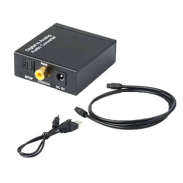 Coaxial Optical  SPDIF To RCA Analog L / R Adapter
