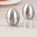 Mechanical Timer Kitchen Cooking 60 Minutes Alarm Stainless Steel Egg Desi VJZ