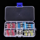 50x Waterproof solder sleeve heat shrink tube wire terminal connector 4 size M&E