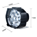 Motorbike Headlight Bright LED Spotlight Scooter Lamps Auxiliary Lightings White