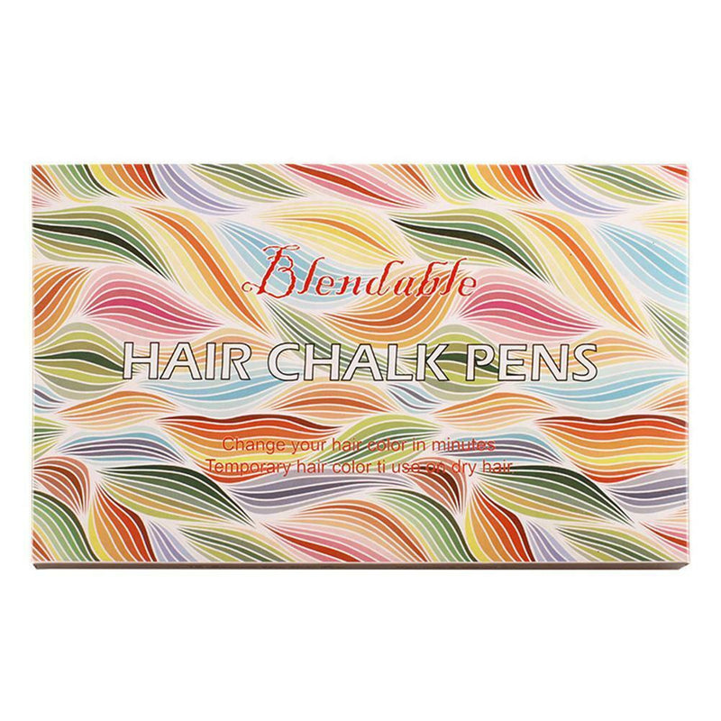 12 Colors Crayons Temporary Salon Kit Dye Chalk Pastel Beauty Hairstyle Tools