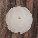 White Bodhi Seed Tibetan Buddhist Prayer Beads Carved Lotus Bracelet Jewelry