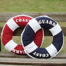 40cm Excellent Texture Cotton Life Buoy Coast Guard Soft Pillow Cushion Red