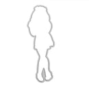 Silicone Fashion Lady Stamp Metal Cutting Dies Stencil Frame Scrapbook DIY