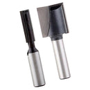 2 Pieces Carbide Straight Dado Router Bit Wood Milling Cutter Wood Working Tool