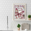 5D DIY Full Drill Diamond Painting Meaningful Butterfly Cross Stitch Decor