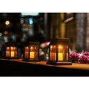 Retro Lantern Candle Shape Soalr LED Light Indoor Outdoor Garden Hanging