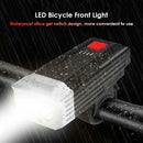 250LM 3 Mode LED Bicycle Front Light Waterproof USB Charging Headlight Lamp