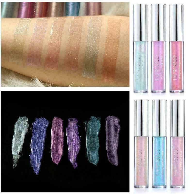 6x HANDAIYAN Glitter Matte Lipstick Waterproof Lip Fashion Gloss Hot Sexy L Favo