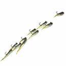 Lot 5Pcs Soft Bait Lead Head Fish Lures Bass Fishing HOT.~ Sharp Tackle Hoo D7Z7