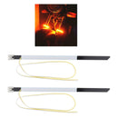 2PC Flexible Amber Motorcycle LED Fork Turn Signal Daytime Running Light