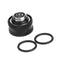 G1/4 Thread Rigid Tube 14mm Hard Tube Extender for PC Water Cooling(Black)