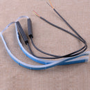 2pcs 30cm Sequential Flexible DRL Turn Signal LED Strip Light Lamp Headlight New