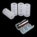 4pcs AA to C Pop Battery Cover Converter Box Adaptor Adapter Case Shell HolderM!