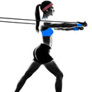 11x Durable Resistance Exercise Band Yoga Pilates Abs Workout Bands Tube Fi H3M0