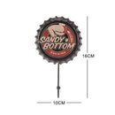 New Retro Creative Beer Cover Hook "SANDY BOTTOM" Character Personality Hoo