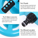 Outdoor Lawn Sprinkler 360 Degree Automatic Rotating Portable Lawn Sprinkle J7S5