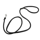 hook buckle PU Leather Pet Leash 120cm Black J4D3