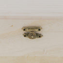 2pcs Plain Wooden Treasure Chest Wood Jewellery Storage DIY Making Craft Box