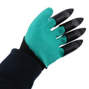 1 Pair Garden Gloves Plastic Rubber Glove With Claws Quick Easy Digging Plantin@