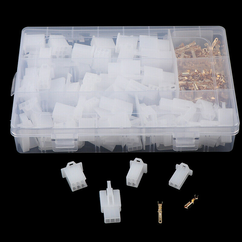 380PCS Auto Wire Terminal Connector 2.8 Mm Connector Male Female TerminalsSEAU