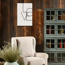 Unframed Modern Art Canvas Oil Painting Nordic Style LOVE Print Wall Decor M