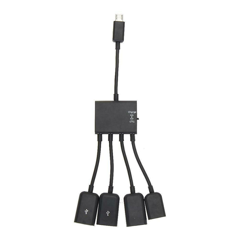4 Port Micro USB Power Charging OTG Hub Cable for Sumsung Android PC