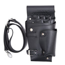 Pu Leather Rivet Hair Scissor Bag Clips Bag Hairdressing Barber Scissor H-O