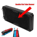 240mm 10 Tubes Aluminum alloy Computer Radiator Water Cooling Cooler For CP