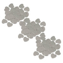 150pcs Metal Flat Round Circle Blank Coin Stamping Charms Tag Pendants 8mm