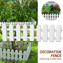 5X(1Pc 50x13cm White Plastic Tree Fence Courtyard Indoor Garden Fence Kind K1T9)