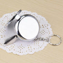 Mini Pocket Portable Round Cigarette Ashtray Keychain Gifts Stainless Steel Hot