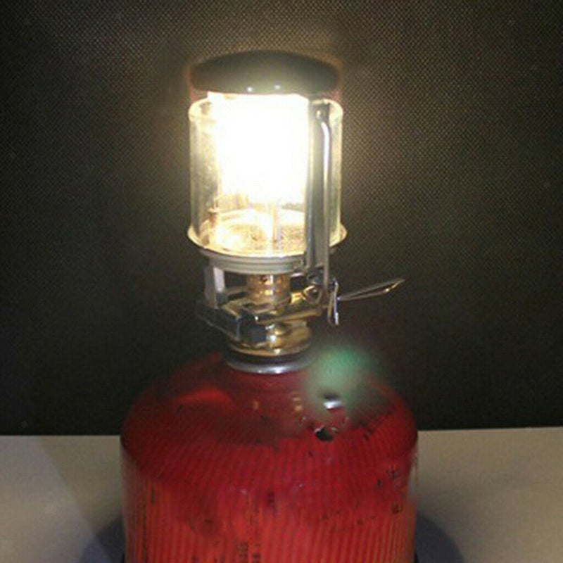 Mini Portable Camping Lantern Gas Light Tent Lamp Torch Hanging Lamp, Hiking,