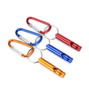 Outdoor Aluminum Alloy Emergency Survival Whistle Keychain Camping Hiking ToolJR
