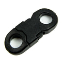 10Pcs Buckles Black For Para cord Bracelets Plastic Clasp Side Release New
