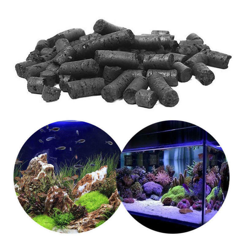 New Aquarium Fish Tank Air Filter Media Activated Carbon Purification 20 LGR