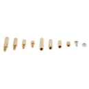 200Pcs M3 Brass Male Female Hex Standoffs Spacer Screw Nut Assortment Kit